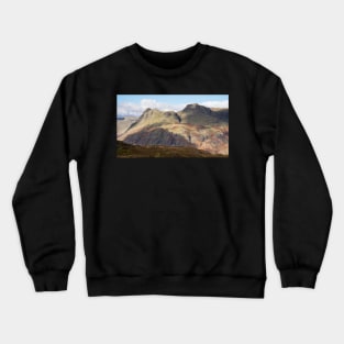 Langdale Pikes from Lingmoor Crewneck Sweatshirt